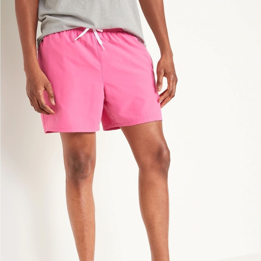 Old Navy Pink Solid-Color Swim Trunks 5.5-inch inseam NEW Size XXL